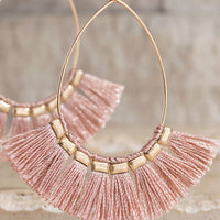 Fine Thread Tassel Earrings