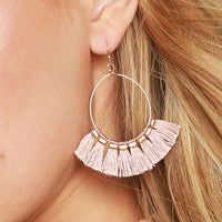 Fine Thread Tassel Earrings
