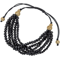 Adjustable Glass Bead Bracelet