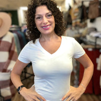 Zyah - Basic V-Neck Tee