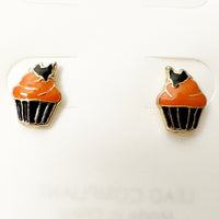 BOO-tiful Enamel Halloween Earrings