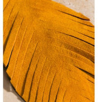 Genuine Leather Leaf Earrings