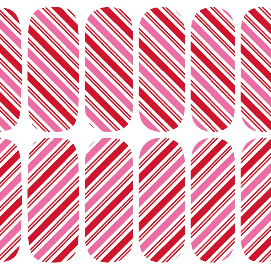 Candy Cane Lane -  Nail Polish Strips