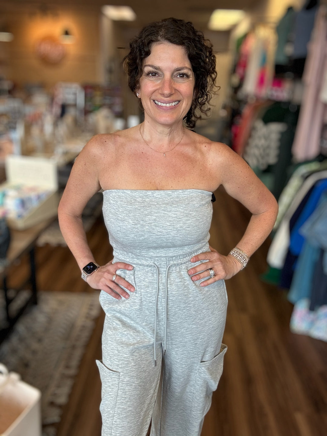 Cloud Nine Tube Top Jumpsuit