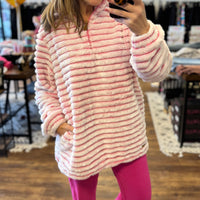 Simply Southern Luxe Pullover - Candy Pink