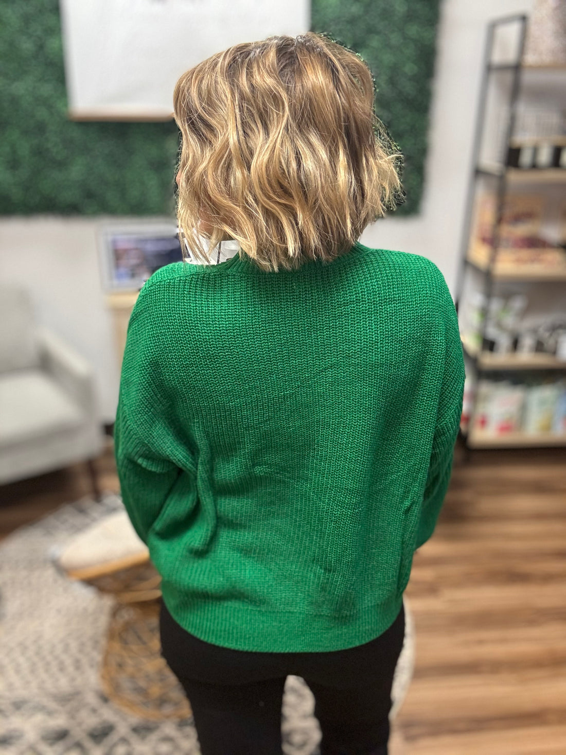 Sweet as Sugar Sweater - Green