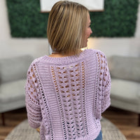 Lilah - Open Knit Summer Sweater