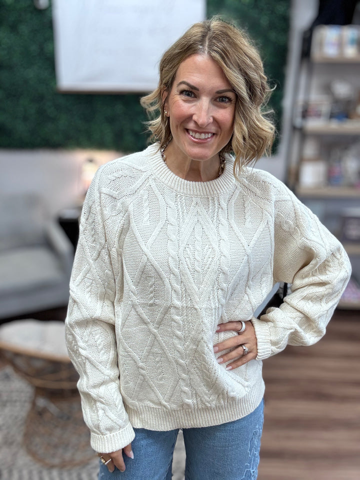 Timeless Cable Knit Sweater