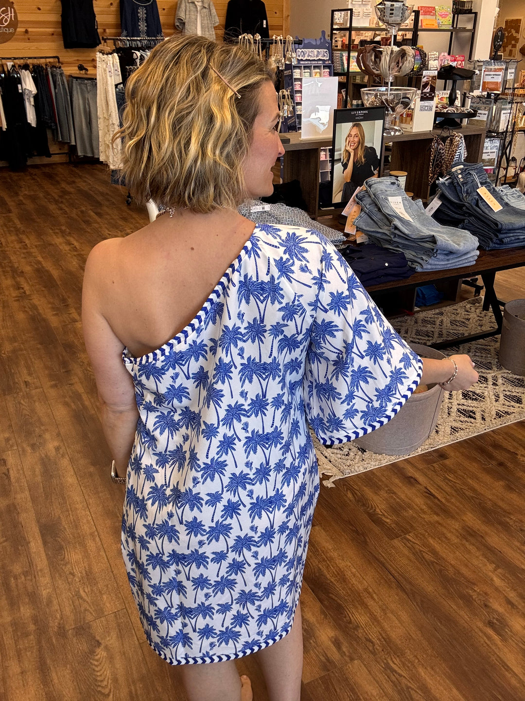 Island Breeze One Shoulder Dress