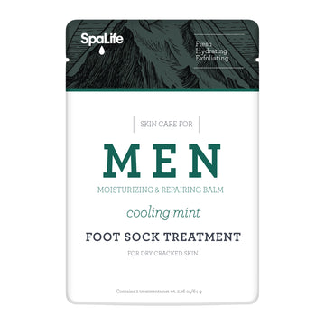 Men's Cooling Mint Moisturizing Foot Sock Treatment