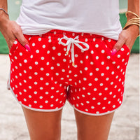 Best Ever Shorts: Red Polka Dot