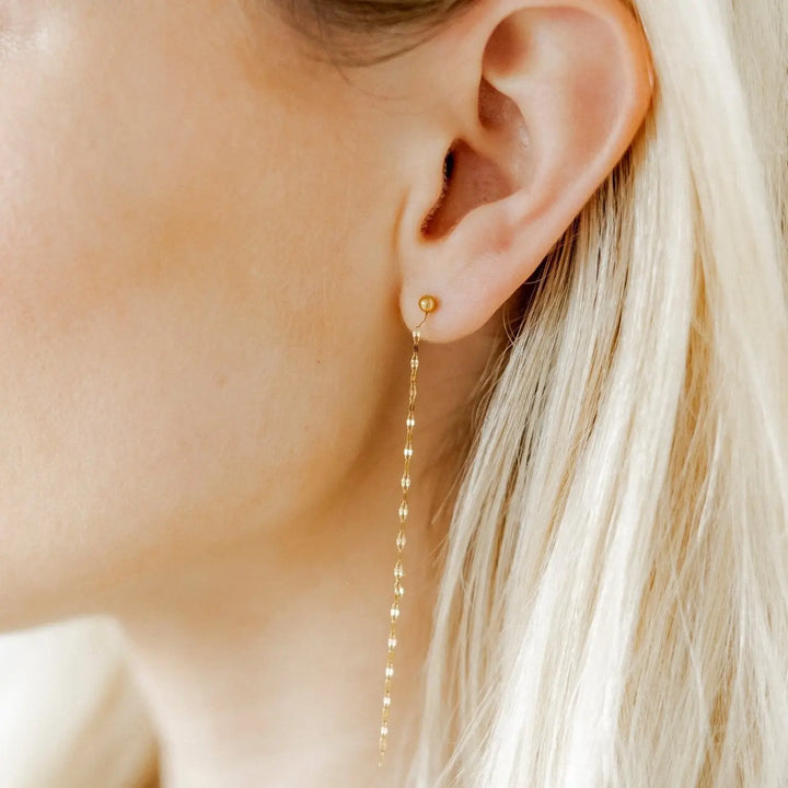 Linny Co - Devin Duster Flat Back Earrings
