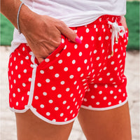 Best Ever Shorts: Red Polka Dot