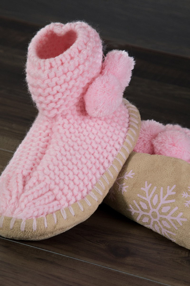 Snowflake Bootie Slippers