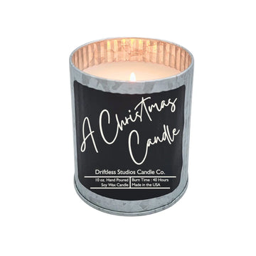 A Christmas Candle Rustic Candle