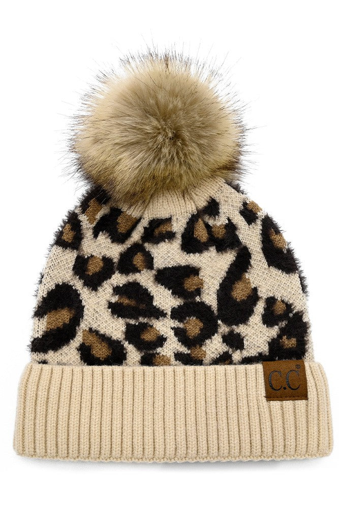Wild Side Pom Beanie