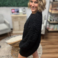 Bouclé Cozy Pocket Sweater Dress
