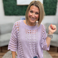 Lilah - Open Knit Summer Sweater