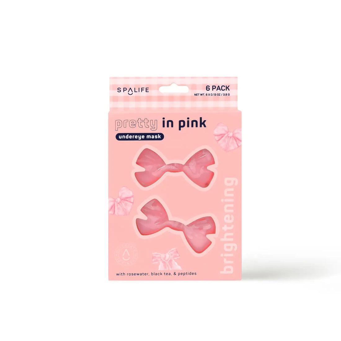 Pretty in Pink Brightening Undereye Masks - 6 Ct