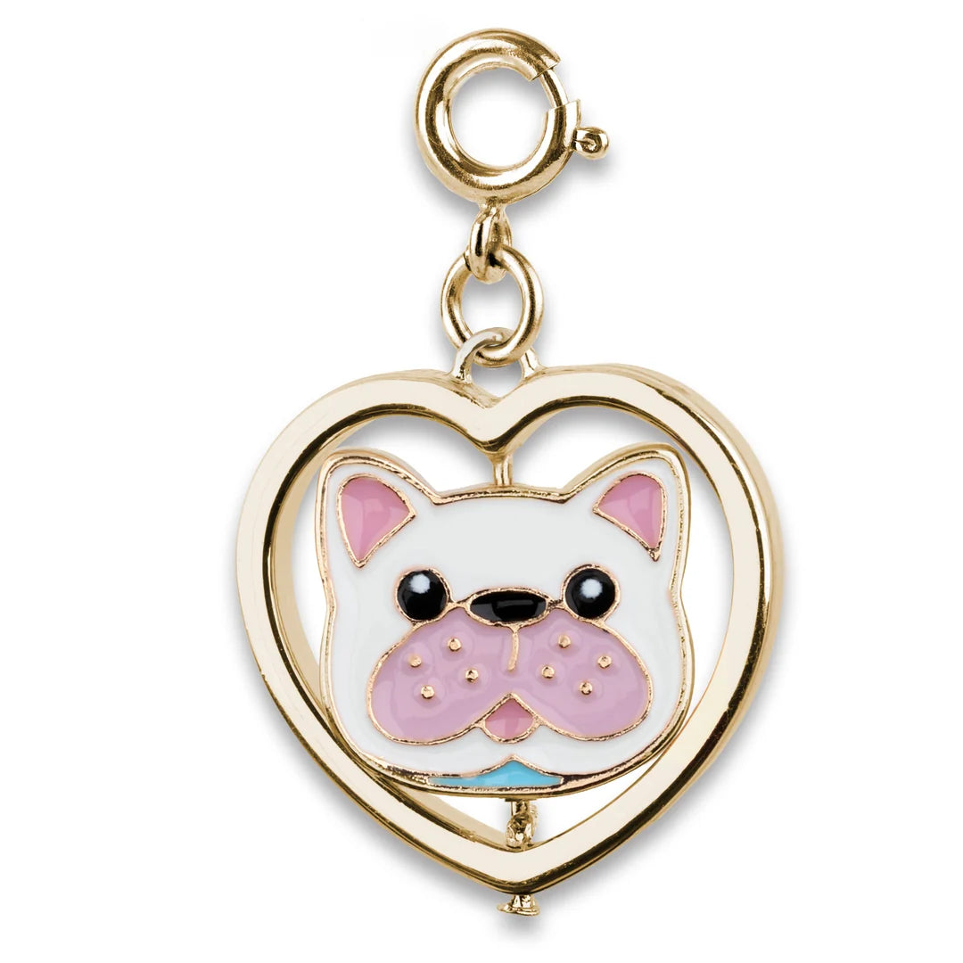 Charm It! Gold Cat &amp; Dog Spinner Charm