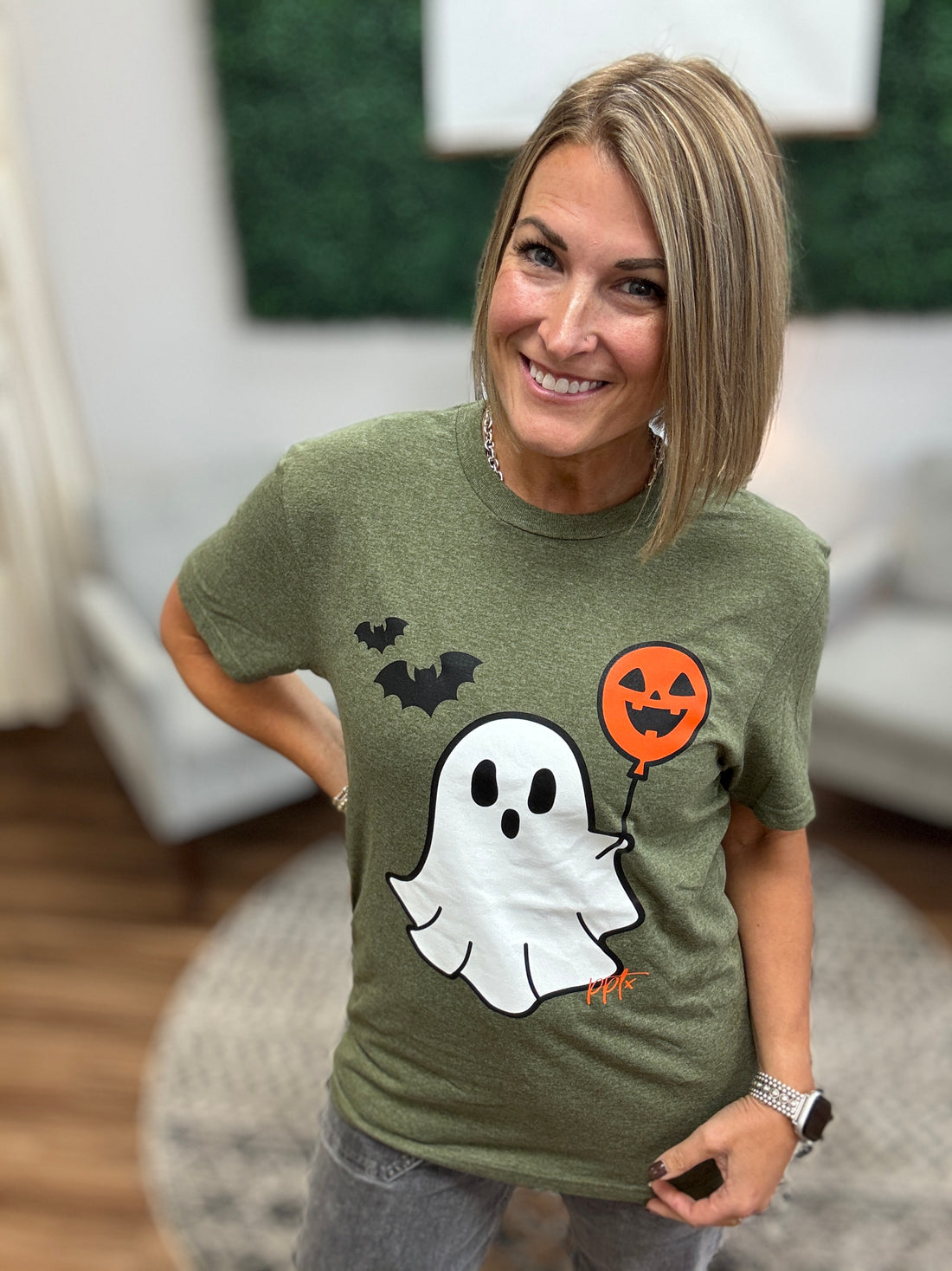 Ghost Balloon Graphic Tee