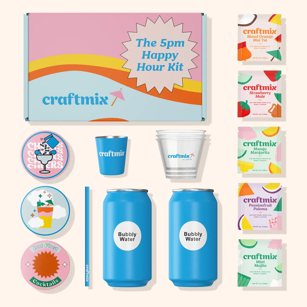 Craft Mix 5pm Happy Hour Kit: Cocktails and Mocktails