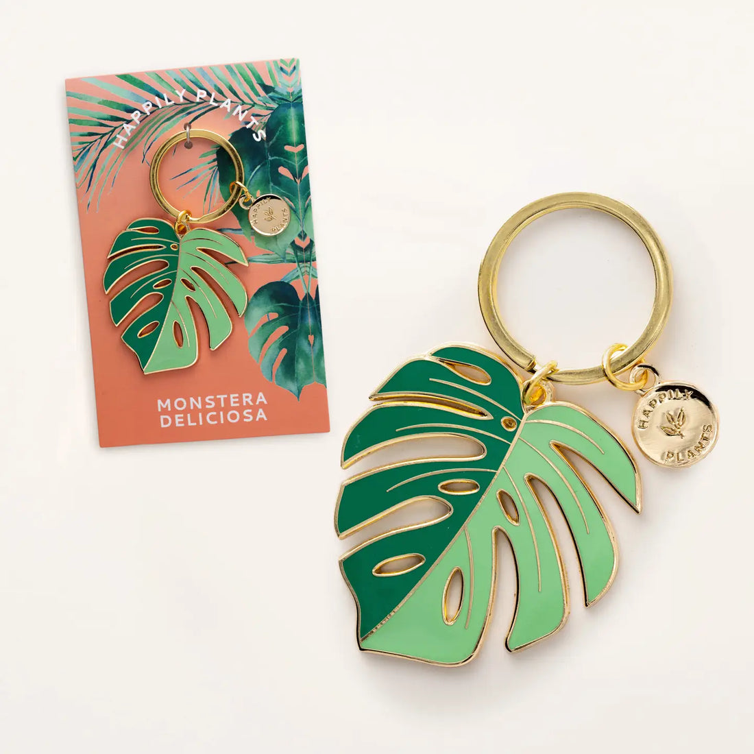 Monstera Deliciosa Keychain / Bag Charm