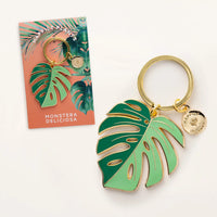 Monstera Deliciosa Keychain / Bag Charm