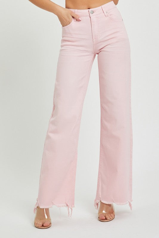 Risen - High Rise Wide Leg Jeans