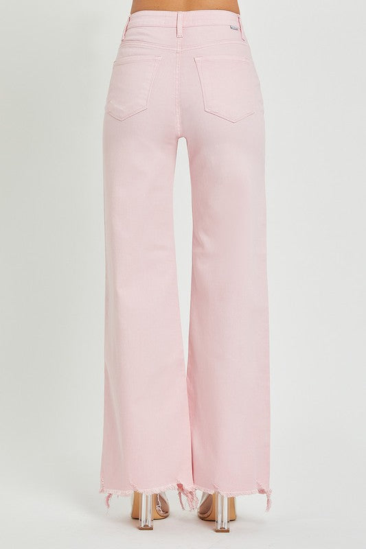 Risen - High Rise Wide Leg Jeans