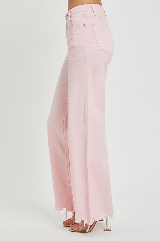 Risen - High Rise Wide Leg Jeans