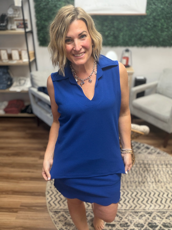Power Play Skort Set - Royal Blue