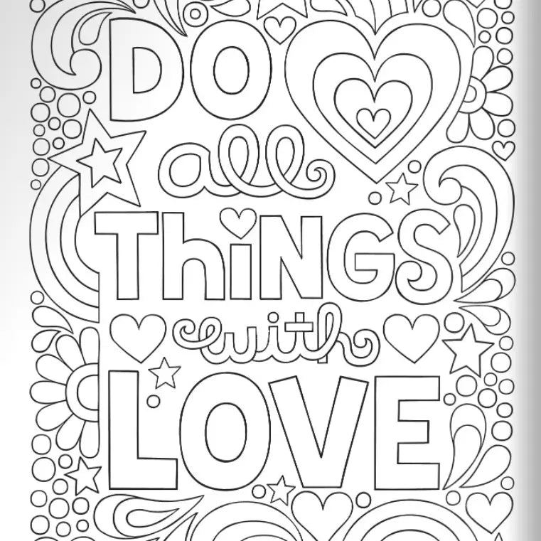 Notebook Doodles LOVE Coloring Book