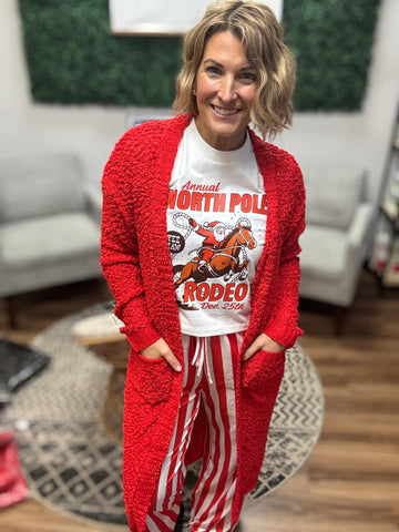 Poppy Knit Popcorn Cardigan