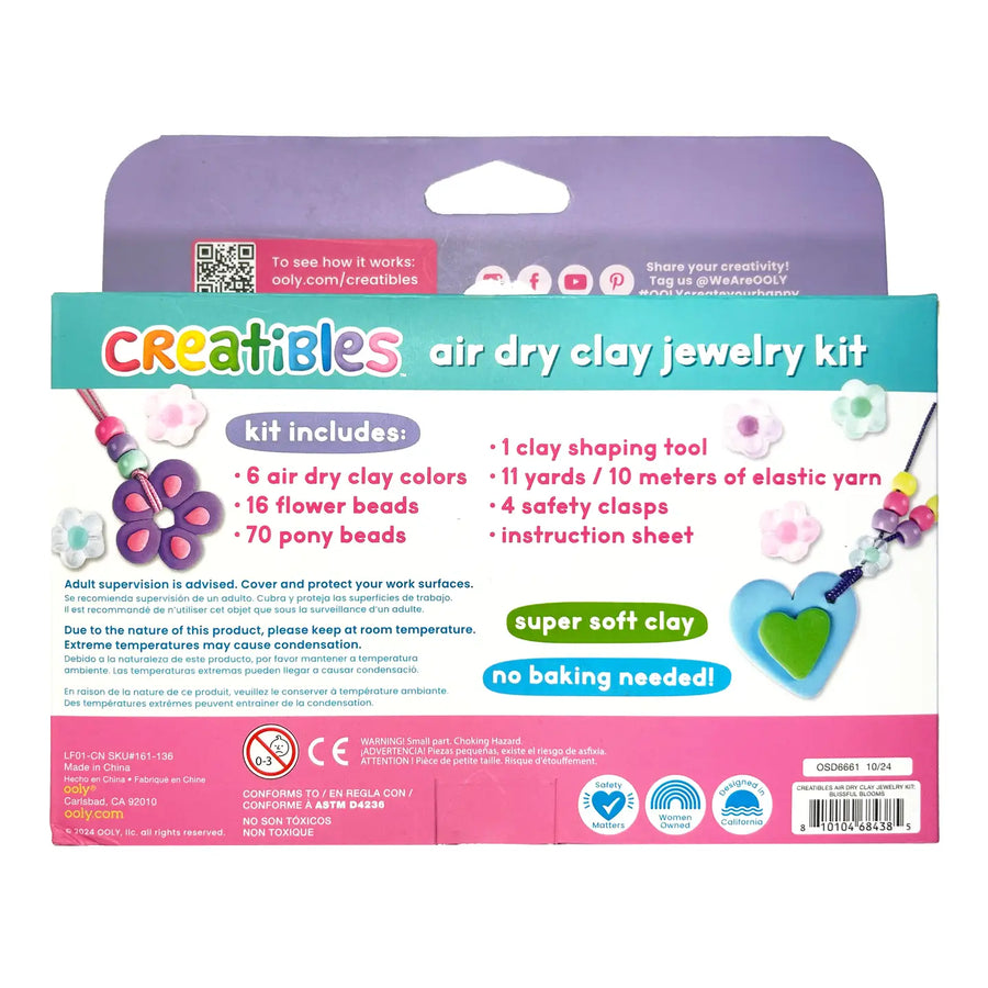 Creatibles Air Dry Clay Jewelry Kit