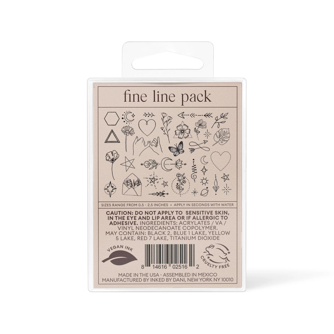 INKED by Dani - Temporary Fine Line Tattoo