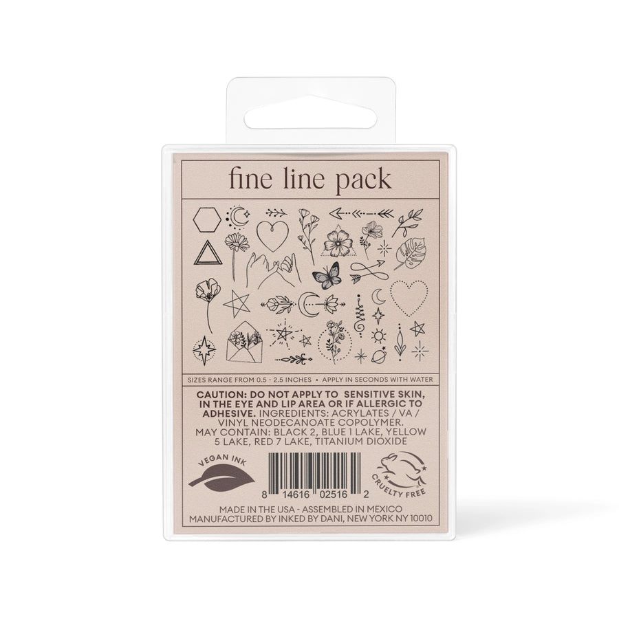 INKED by Dani - Temporary Fine Line Tattoo