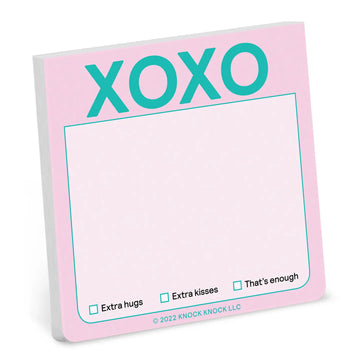 XOXO Sticky Notepad