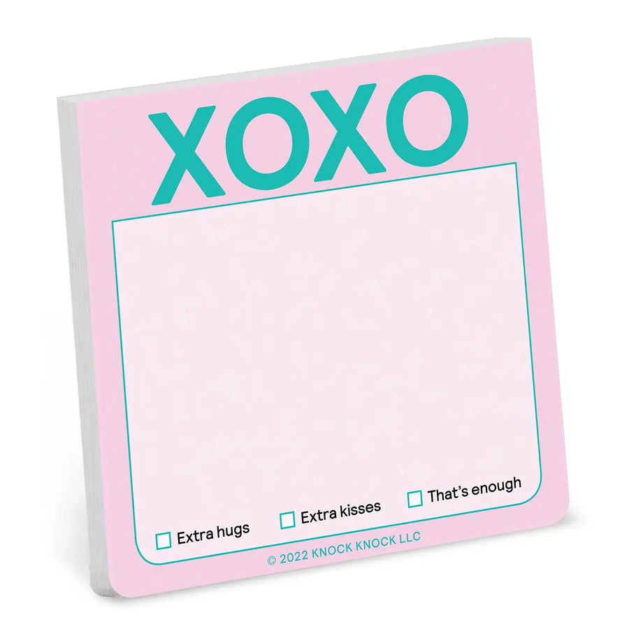 XOXO Sticky Notepad