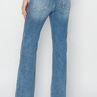 Risen - High Rise Ankle Straight Jeans