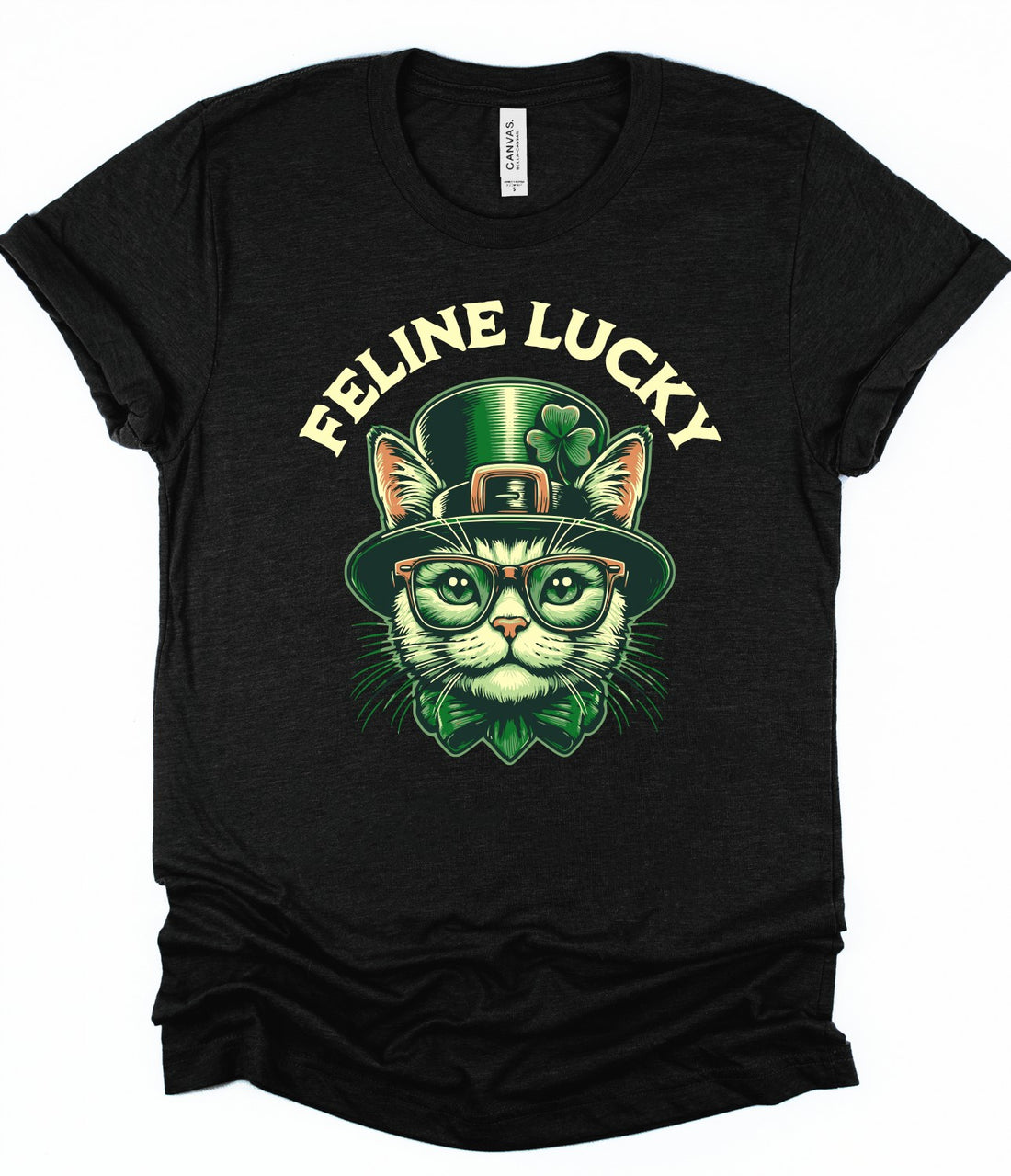 Feline Lucky Graphic Tee