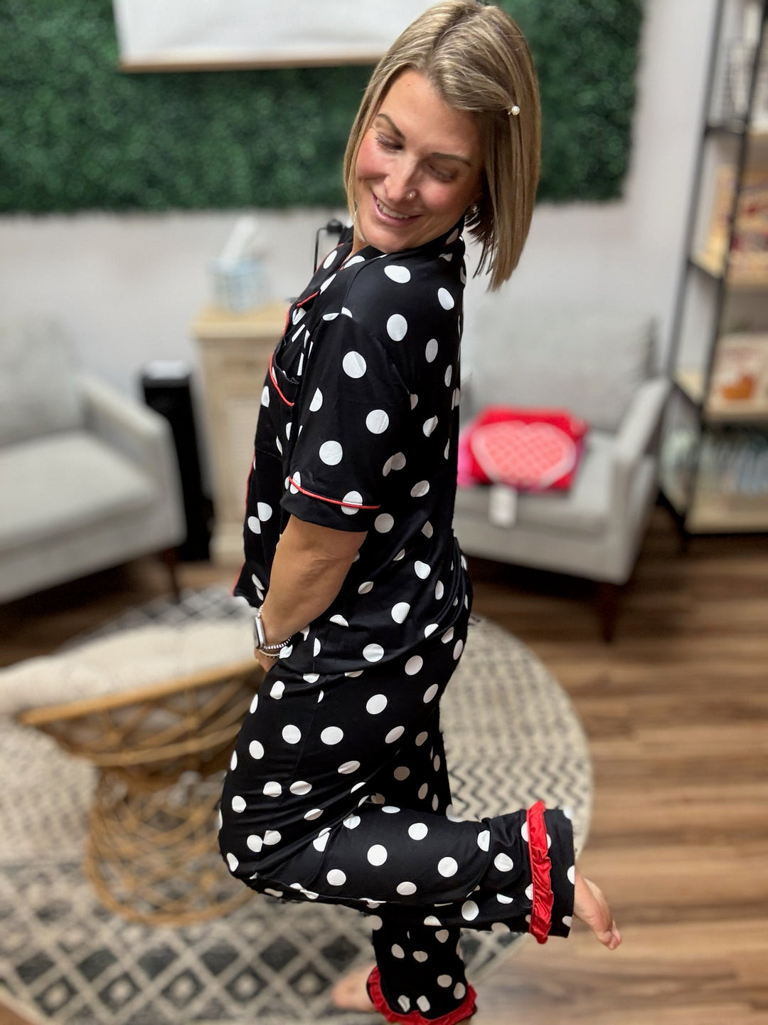 Dotty Darling Polka Dot Pajama Set