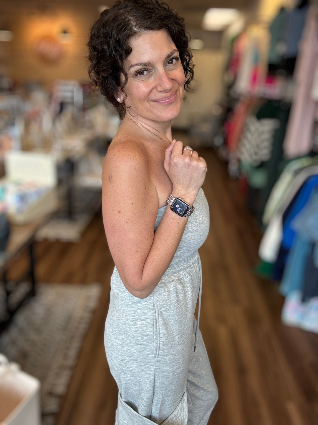 Cloud Nine Tube Top Jumpsuit