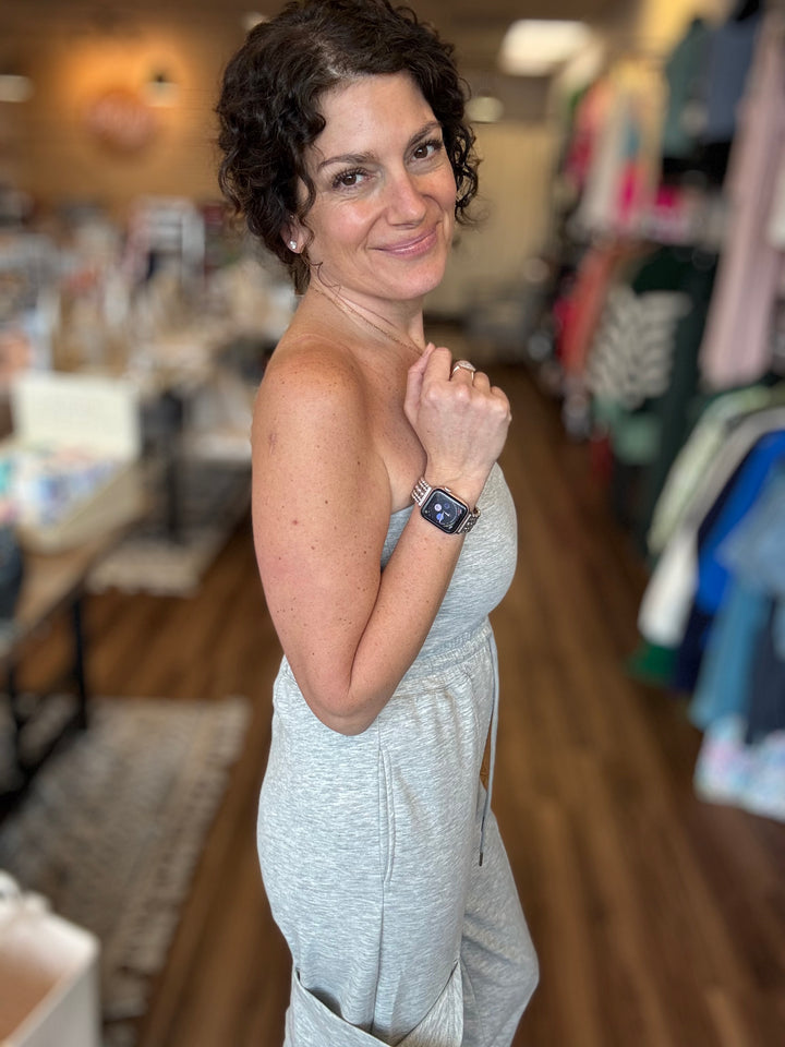 Cloud Nine Tube Top Jumpsuit