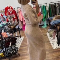 Midi Knit Sweater Dress