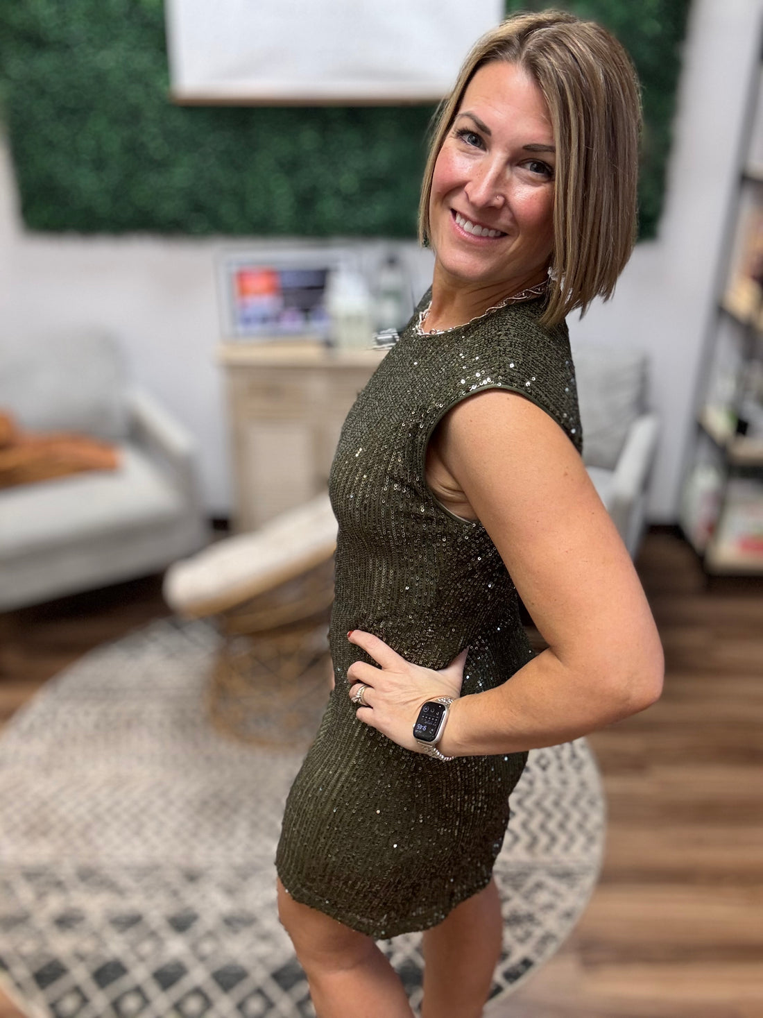 Sequin Mini Dress