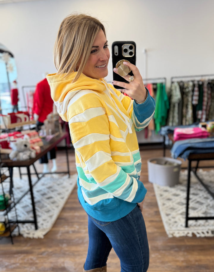 Sunshine Patchwork Hoodie