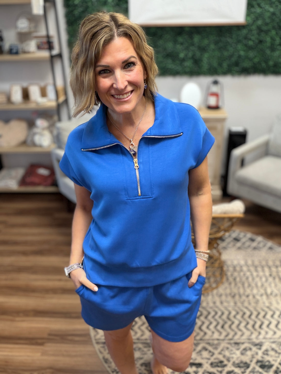 Laguna Half-Zip Ace Set - Deep Indigo