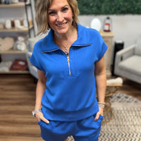 Laguna Half-Zip Ace Set - Deep Indigo