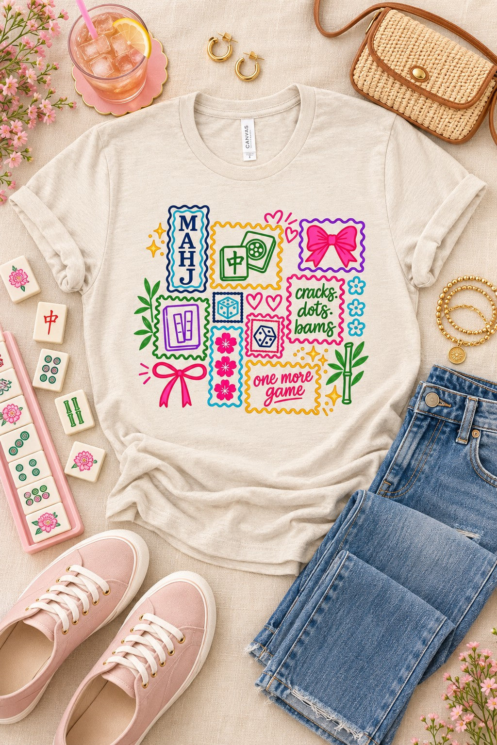 Mahjong - One More Game Graphic Tee